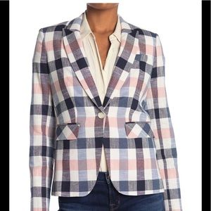 Veronica Beard Check Blazer Sz 4